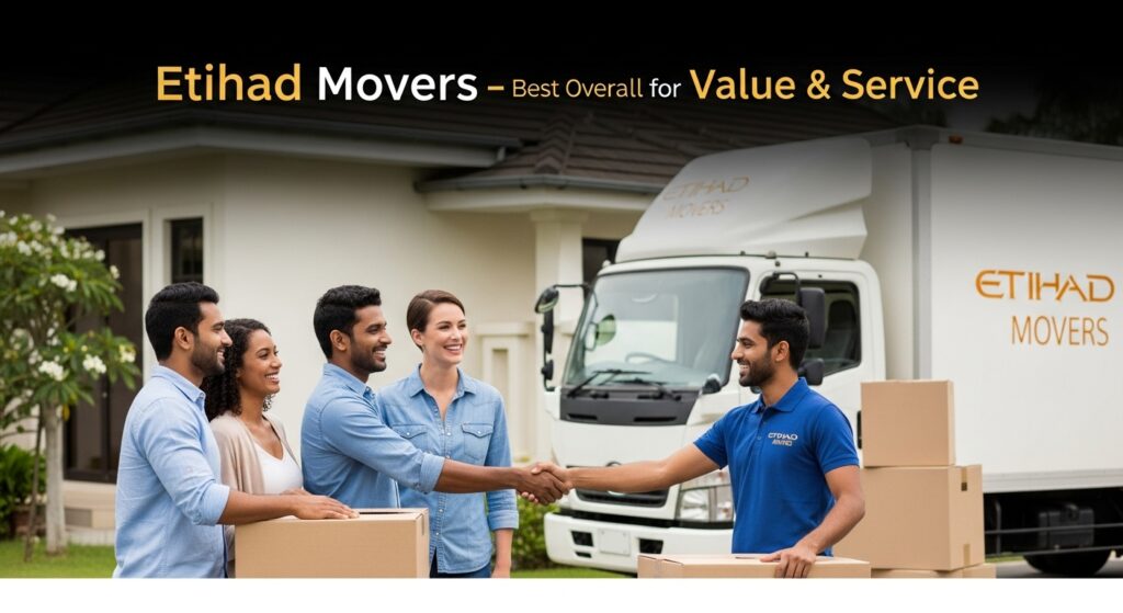 Professional team from the best movers in UAE handling house shifting UAE with packing, loading, and transport services in 2025.