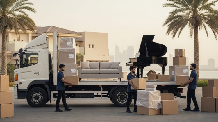 Professional team from the best movers in UAE handling house shifting UAE with packing, loading, and transport services in 2025.